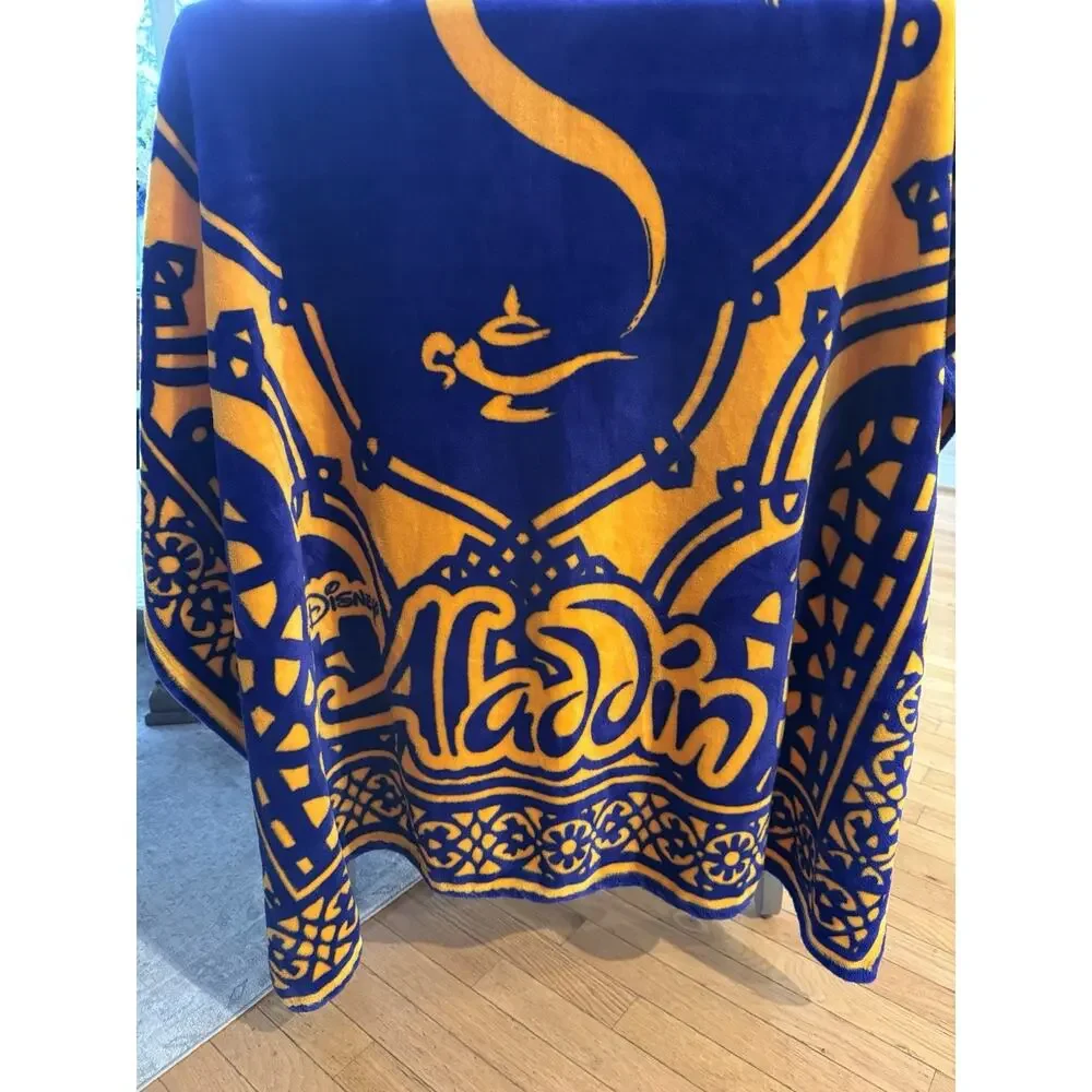 Disney's Aladdin Broadway Fleece Polyester Blanket Magic Carpet 48x58 Super Soft